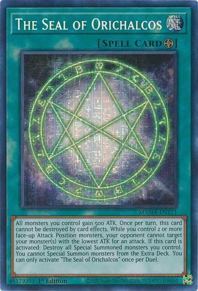 The Seal of Orichalcos (Ultra Pharaoh's Rare)