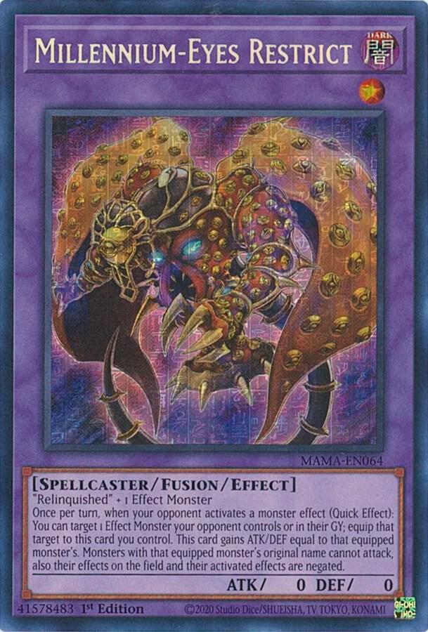 Millennium-Eyes Restrict (Secret Pharaoh's Rare)