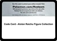 Code Card - Alolan Raichu Figure Collection