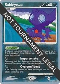Sableye - 2010 (Mychael Bryan)