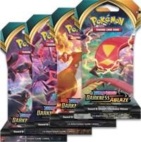Darkness Ablaze Sleeved Booster Pack Art Bundle [Set of 4]