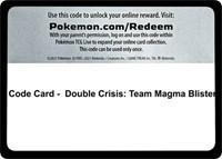 Code Card - Double Crisis: Team Magma Blister