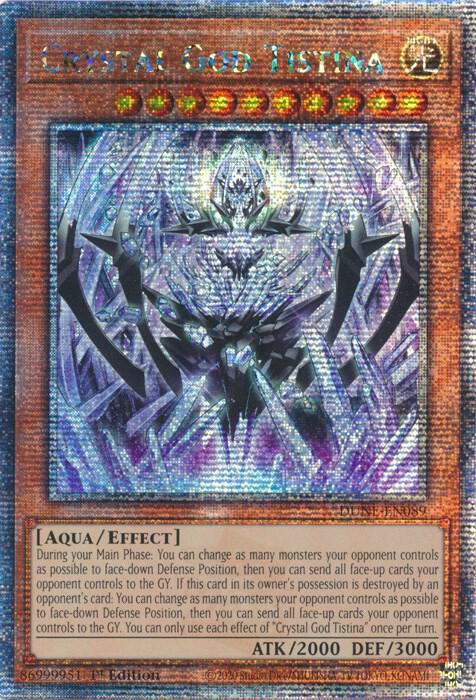 Crystal God Tistina (Quarter Century Secret Rare)