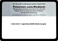 Code Card - Legendary Battle Decks [Lugia]