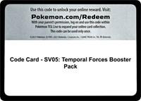 Code Card - SV05: Temporal Forces Booster Pack