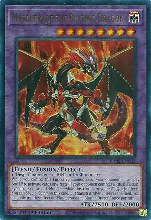 Masquerade the Blazing Dragon (UR)