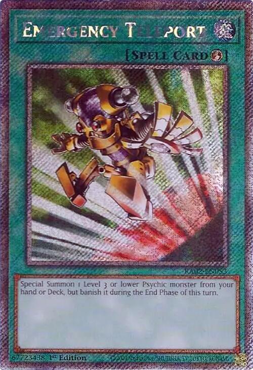 Emergency Teleport (Platinum Secret Rare)