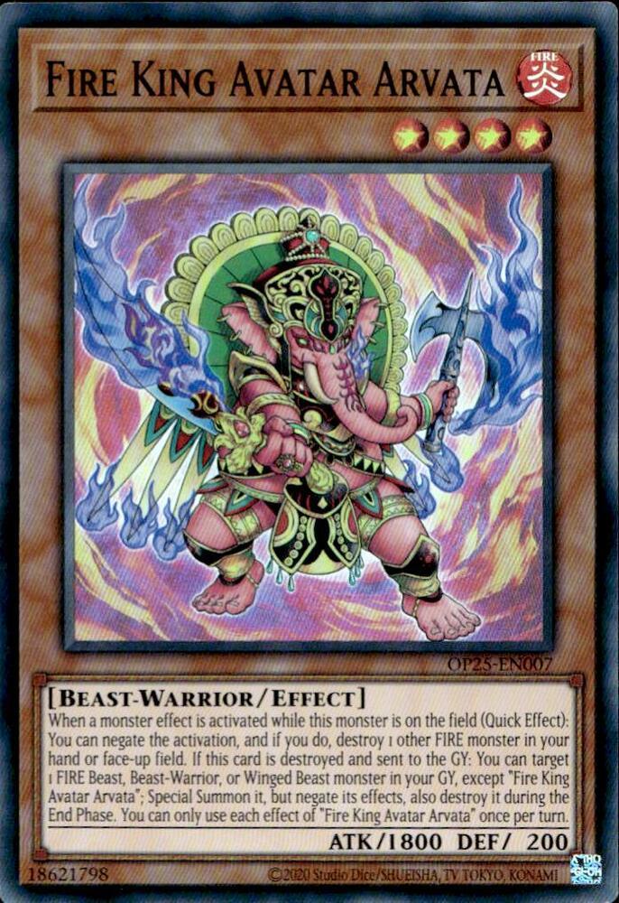 Fire King Avatar Arvata