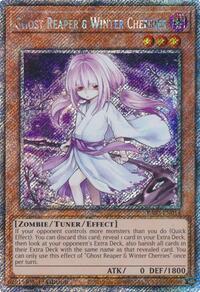 Ghost Reaper & Winter Cherries (Alternate Art) (Platinum Secret Rare)