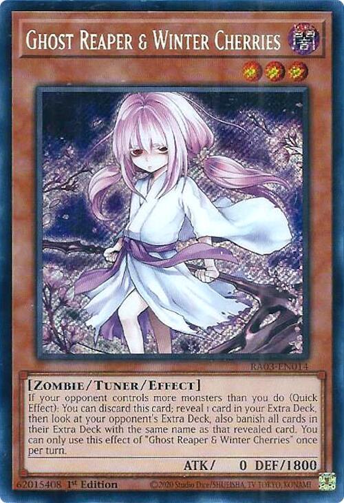 Ghost Reaper & Winter Cherries (Alternate Art) (Secret Rare)