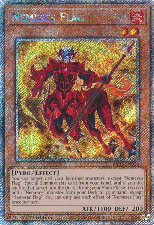 Nemeses Flag (Platinum Secret Rare)