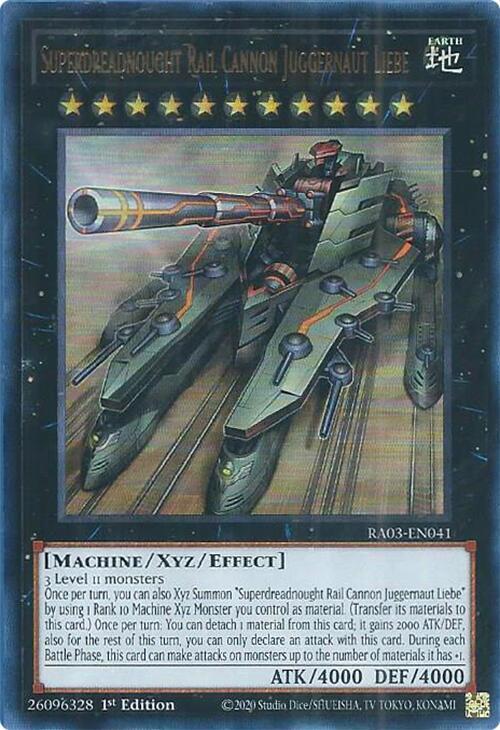 Superdreadnought Rail Cannon Juggernaut Liebe (UR)