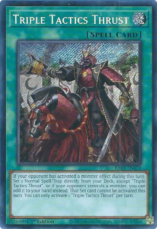 Triple Tactics Thrust (Secret Rare)