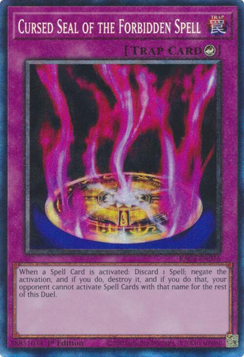 Cursed Seal of the Forbidden Spell (PCR)
