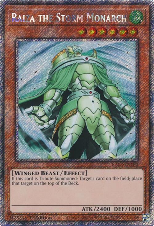 Raiza the Storm Monarch (Platinum Secret Rare)