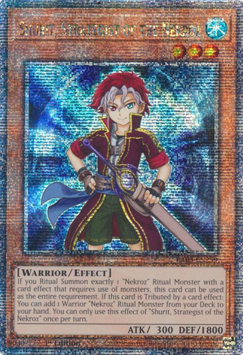 Shurit, Strategist of the Nekroz (Quarter Century Secret Rare)