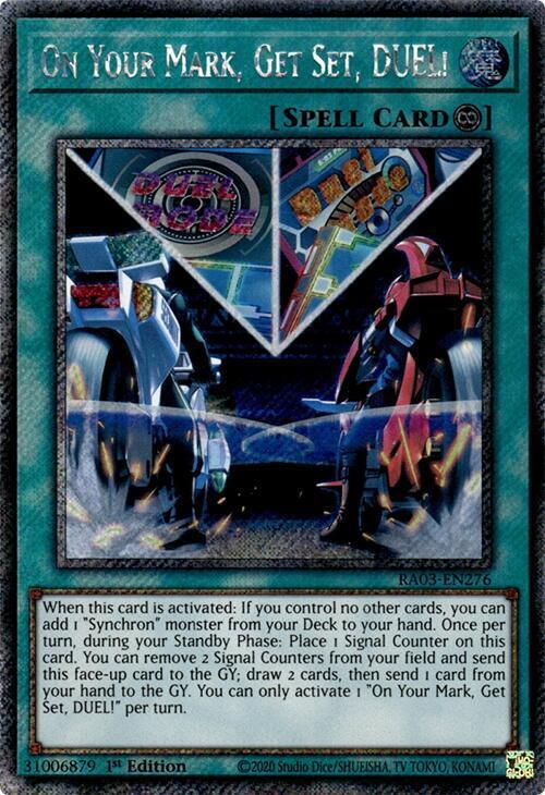 On Your Mark, Get Set, DUEL! (Platinum Secret Rare)