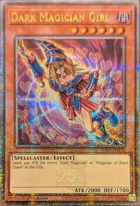 Dark Magician Girl (Quarter Century Secret Rare) (C)