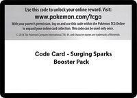 Code Card - Surging Sparks Booster Pack