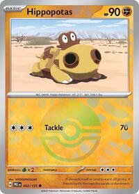 Hippopotas (Poke Ball Pattern)