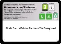 Code Card - Paldea Partners Tin (Quaquaval)