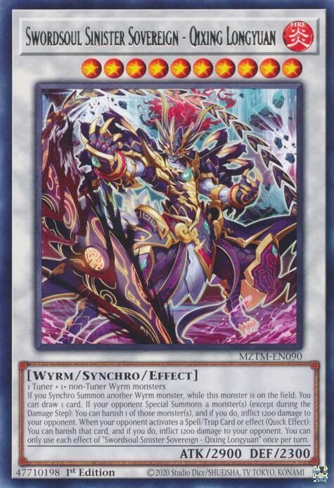 Swordsoul Sinister Sovereign - Qixing Longyuan