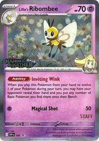 Lillie's Ribombee - 183 (Prerelease) [Staff]
