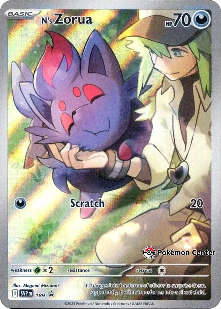 N's Zorua - 189 (Pokemon Center Exclusive)