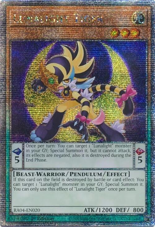 Lunalight Tiger (Quarter Century Secret Rare)