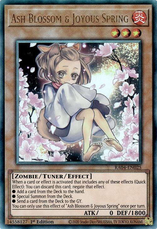 Ash Blossom & Joyous Spring (Alternate Art) (PUR)