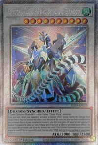 Crystal Clear Wing Synchro Dragon (Platinum Secret Rare)
