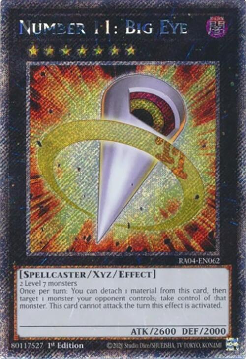 Number 11: Big Eye (Platinum Secret Rare)