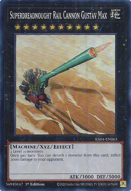 Superdreadnought Rail Cannon Gustav Max