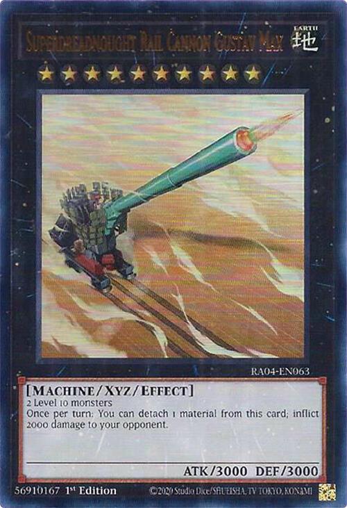 Superdreadnought Rail Cannon Gustav Max (UR)