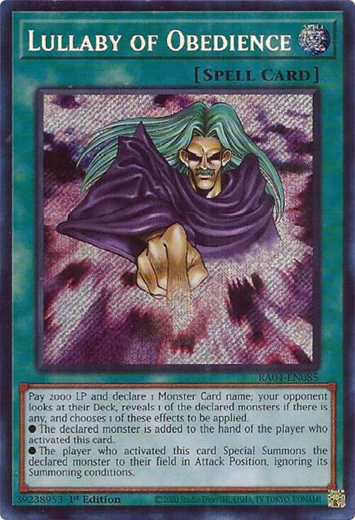 Lullaby of Obedience (Secret Rare)