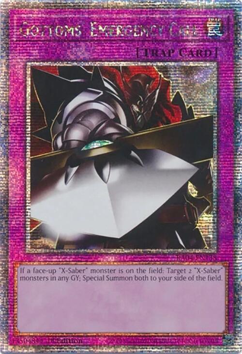 Gottoms' Emergency Call (Quarter Century Secret Rare)