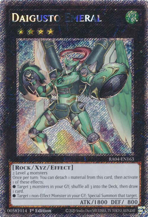 Daigusto Emeral (Platinum Secret Rare)