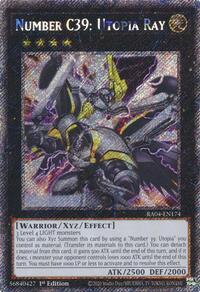 Number C39: Utopia Ray (Platinum Secret Rare)