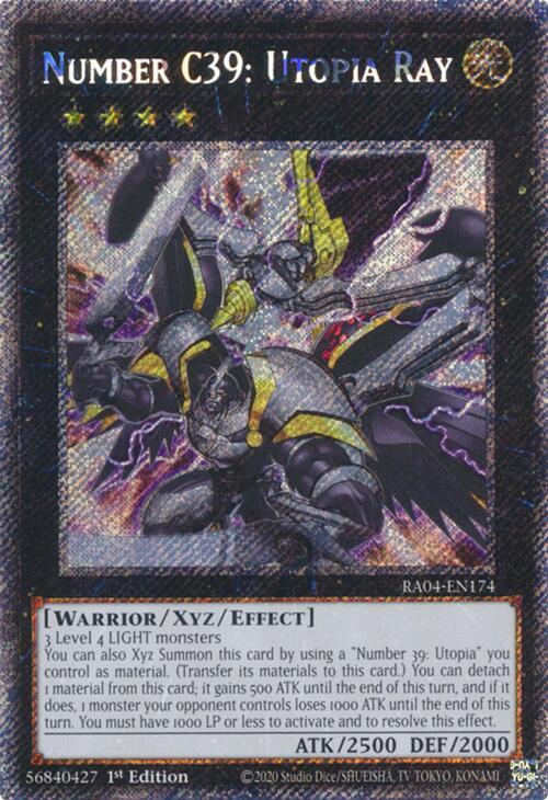Number C39: Utopia Ray (Platinum Secret Rare)