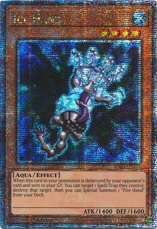 Ice Hand (Quarter Century Secret Rare)