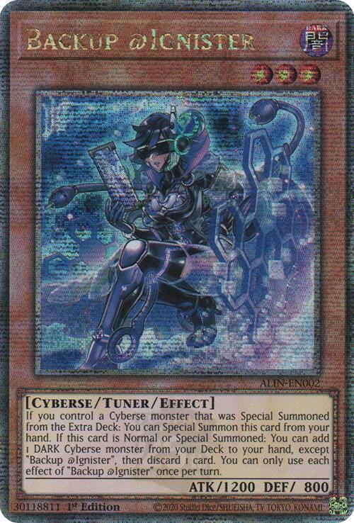 Backup @Ignister (Quarter Century Secret Rare)