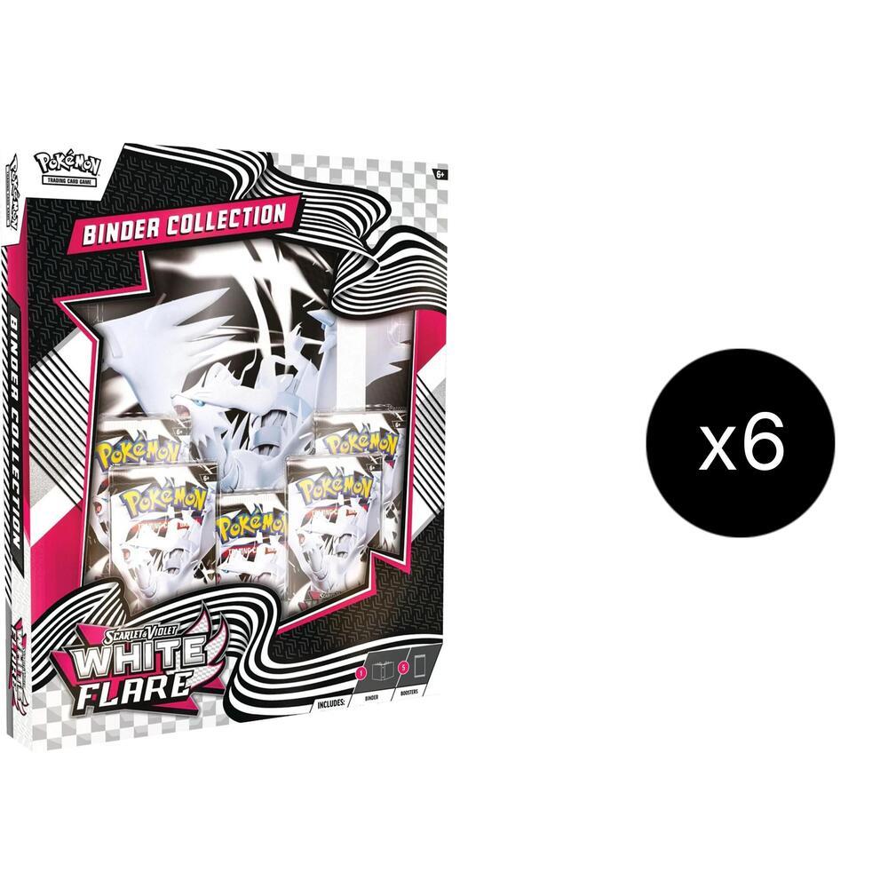 White Flare  Binder Collection Case