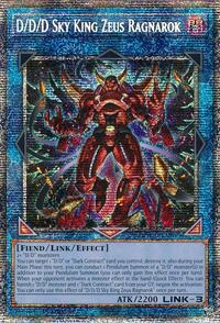 D/D/D Sky King Zeus Ragnarok (Starlight Rare)