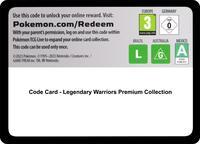 Code Card - Legendary Warriors Premium Collection