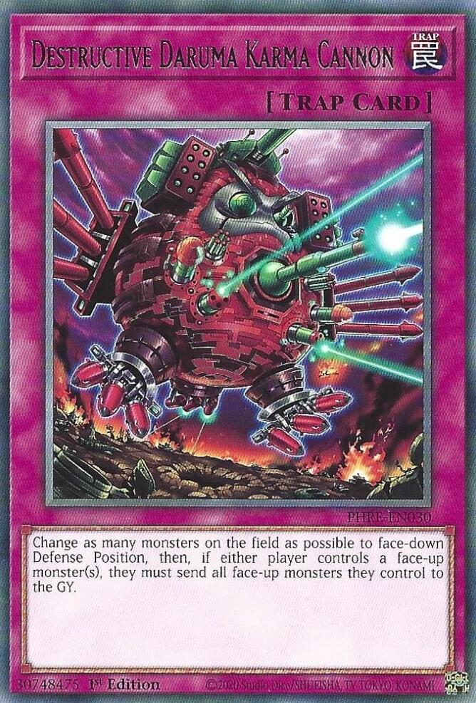 Destructive Daruma Karma Cannon