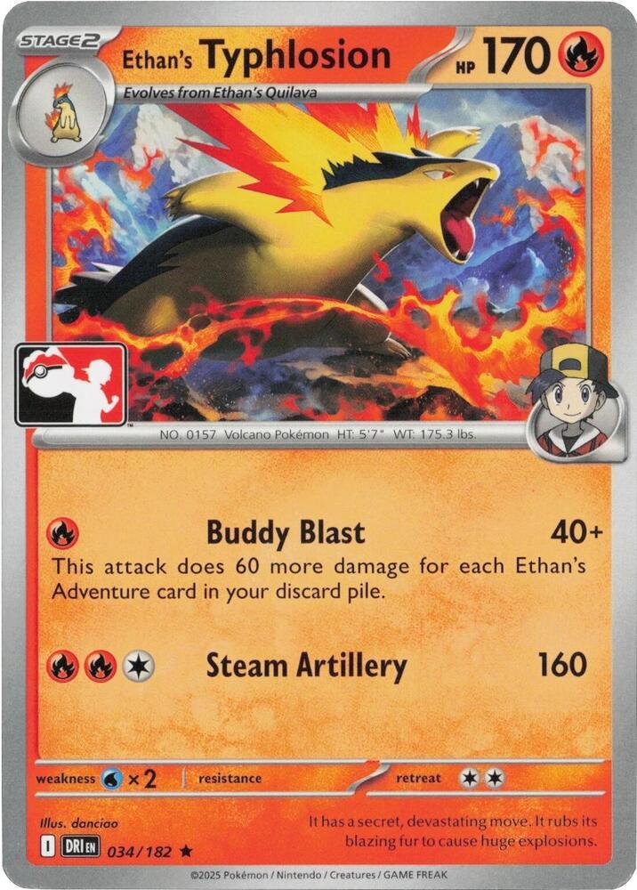 Ethan's Typhlosion - 034/182