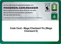 Code Card - Mega Charizard Tin (Mega Charizard X)