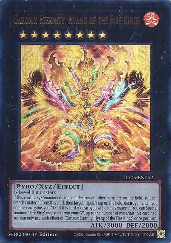 Garunix Eternity, Hyang of the Fire Kings (Ultra Rare)