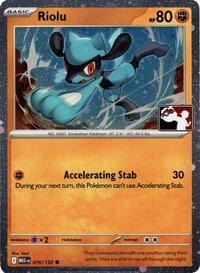 Riolu - 076/132 (Cosmos Holo)