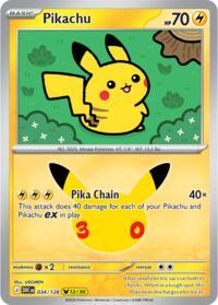 Pikachu - 034/128